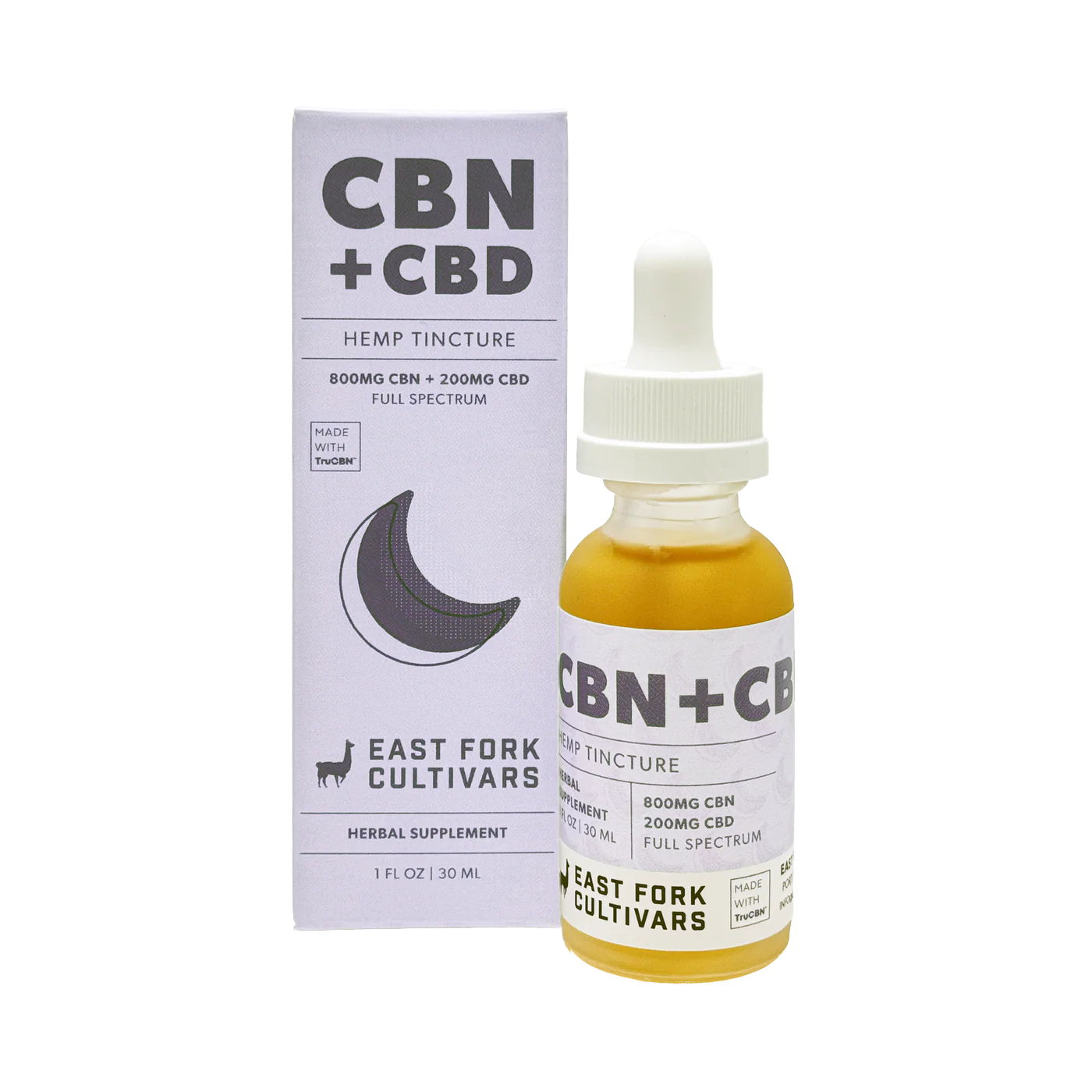 East Fork Cultivars Organic Full Spectrum Tincture 800mg CBN + 200mg CBD