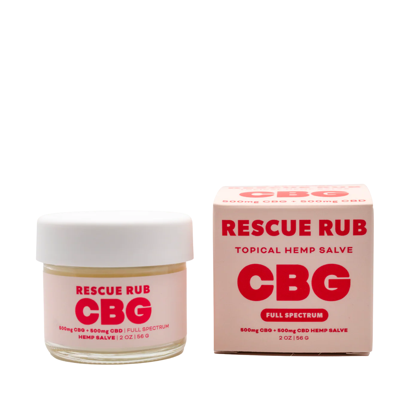 East Fork Cultivars - Rescue Rub Salve - 500mg CBG + 500mg CBD - Full Spectrum