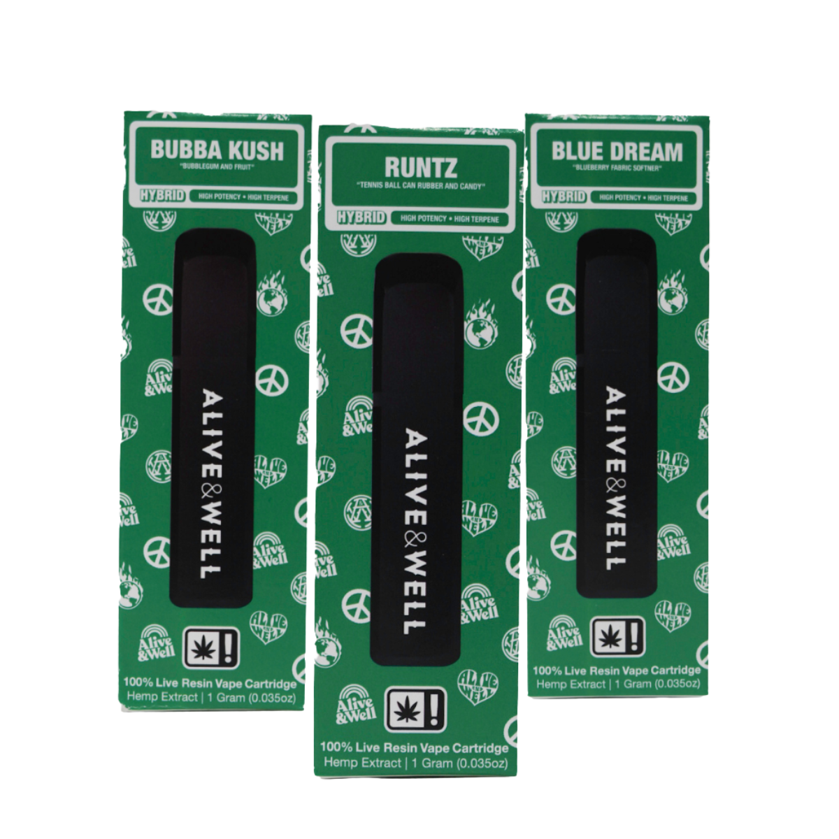 Alive & Well THCA Live Resin All-in-One - 1 Gram - Hybrid