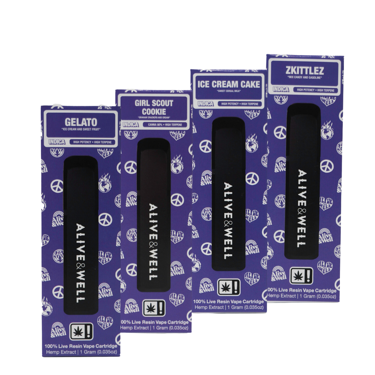 Alive & Well THCA Live Resin All-in-One - 1 Gram - Indica