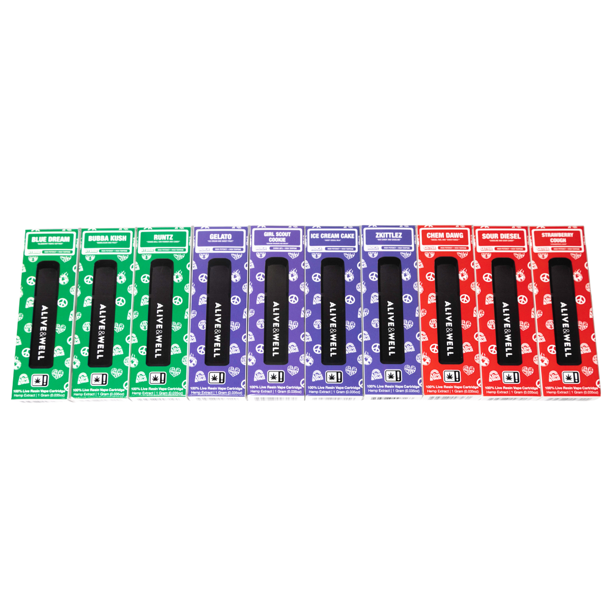 Alive and Well THCA Live Resin All-in-One - 1 Gram