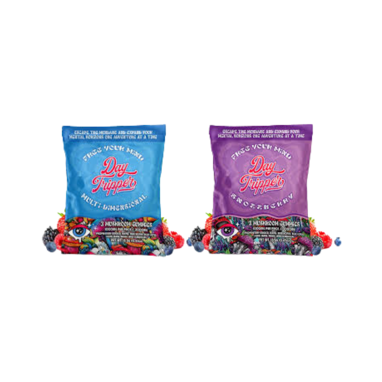 Day Tripper Mushroom Gummies - Travel Pack - 3 Count