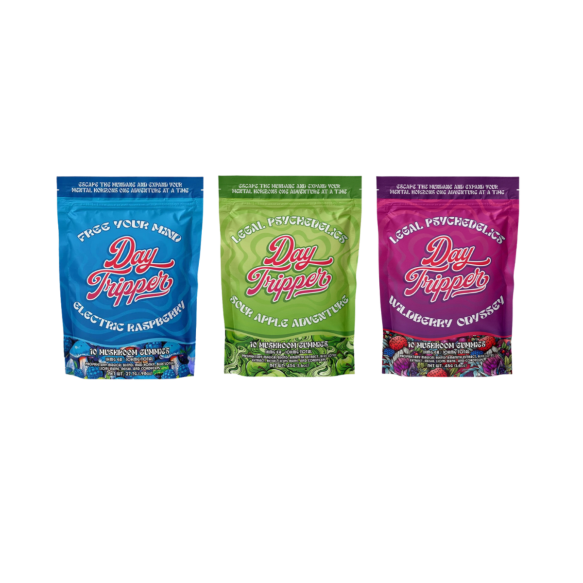 Day Tripper Mushroom Gummies - 10 Count -