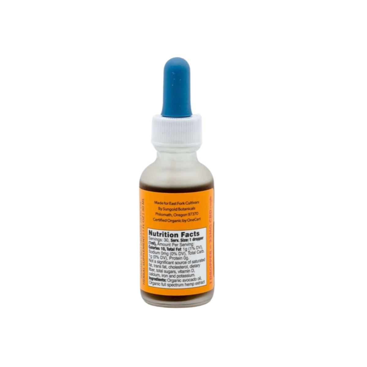 East Fork Cultivars Organic Full Spectrum CBD Oil 1000mg