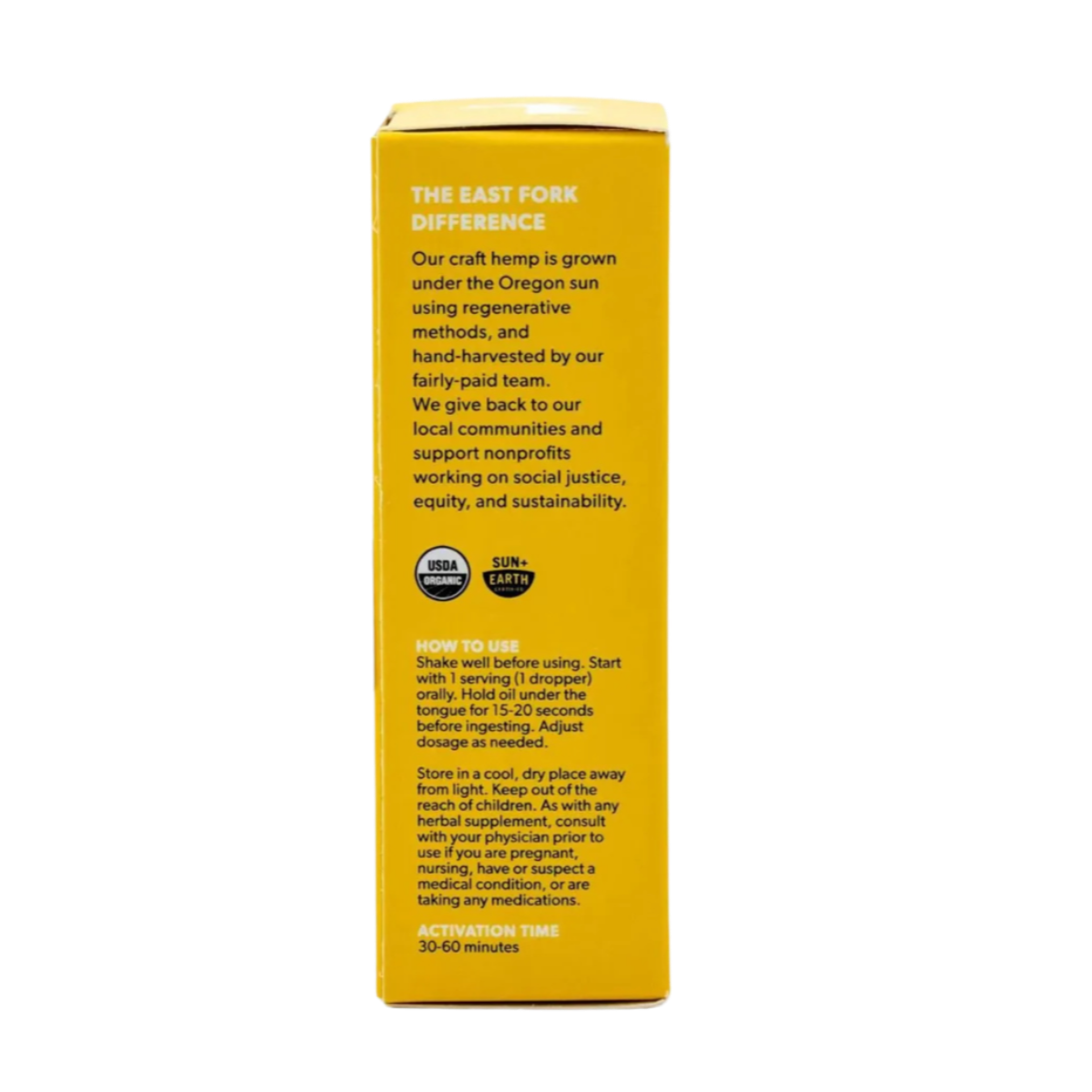 East Fork Cultivars Organic Full Spectrum CBD Oil 1000mg