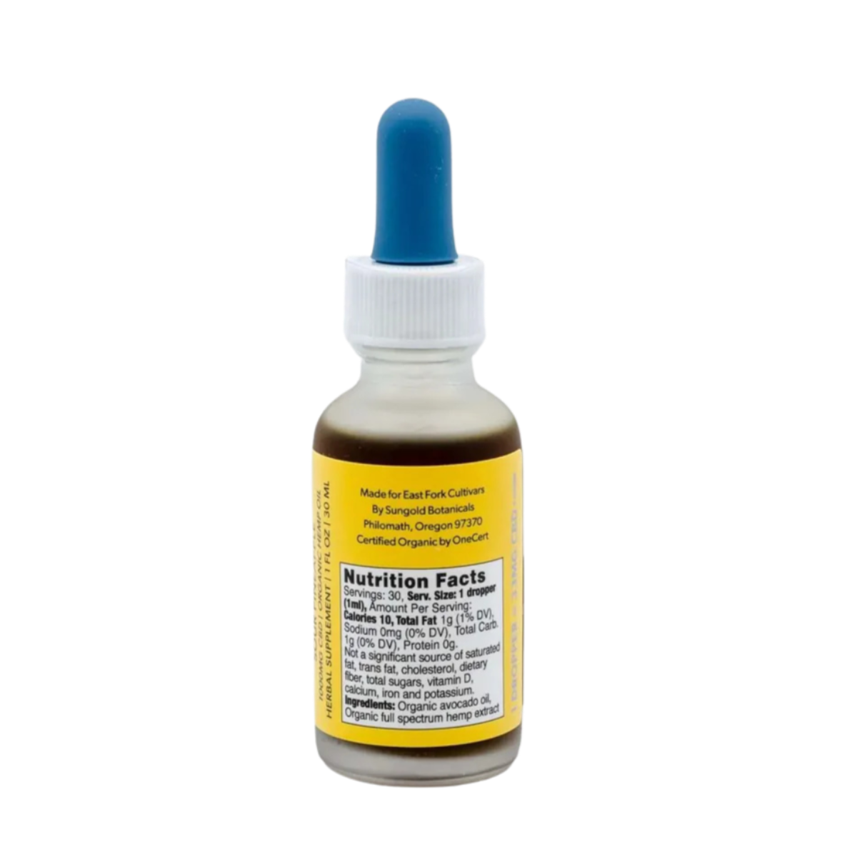 East Fork Cultivars Organic Full Spectrum CBD Oil 1000mg