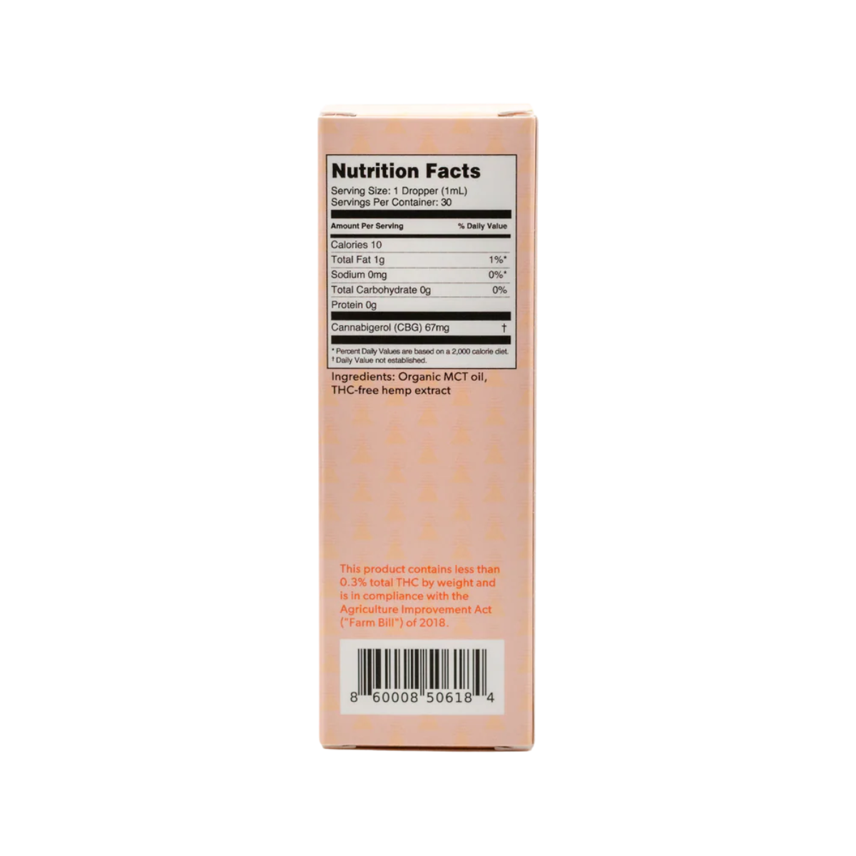 East Fork Cultivars THC Free Tincture 2000mg CBG