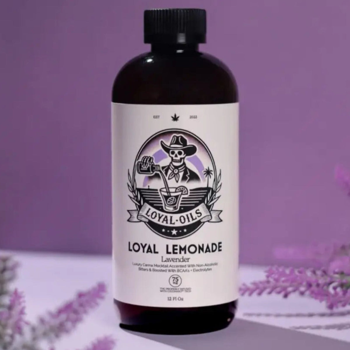 Loyal Oils Lemonade Coconano Infused Delta 9 THC Sugar Free - 75mg Lavender