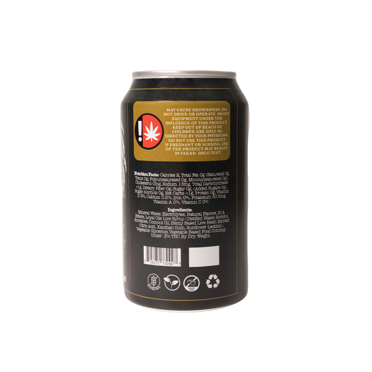 Loyal Oils Delta 9 THC Live Resin Infused Drink 12 oz. - 10mg