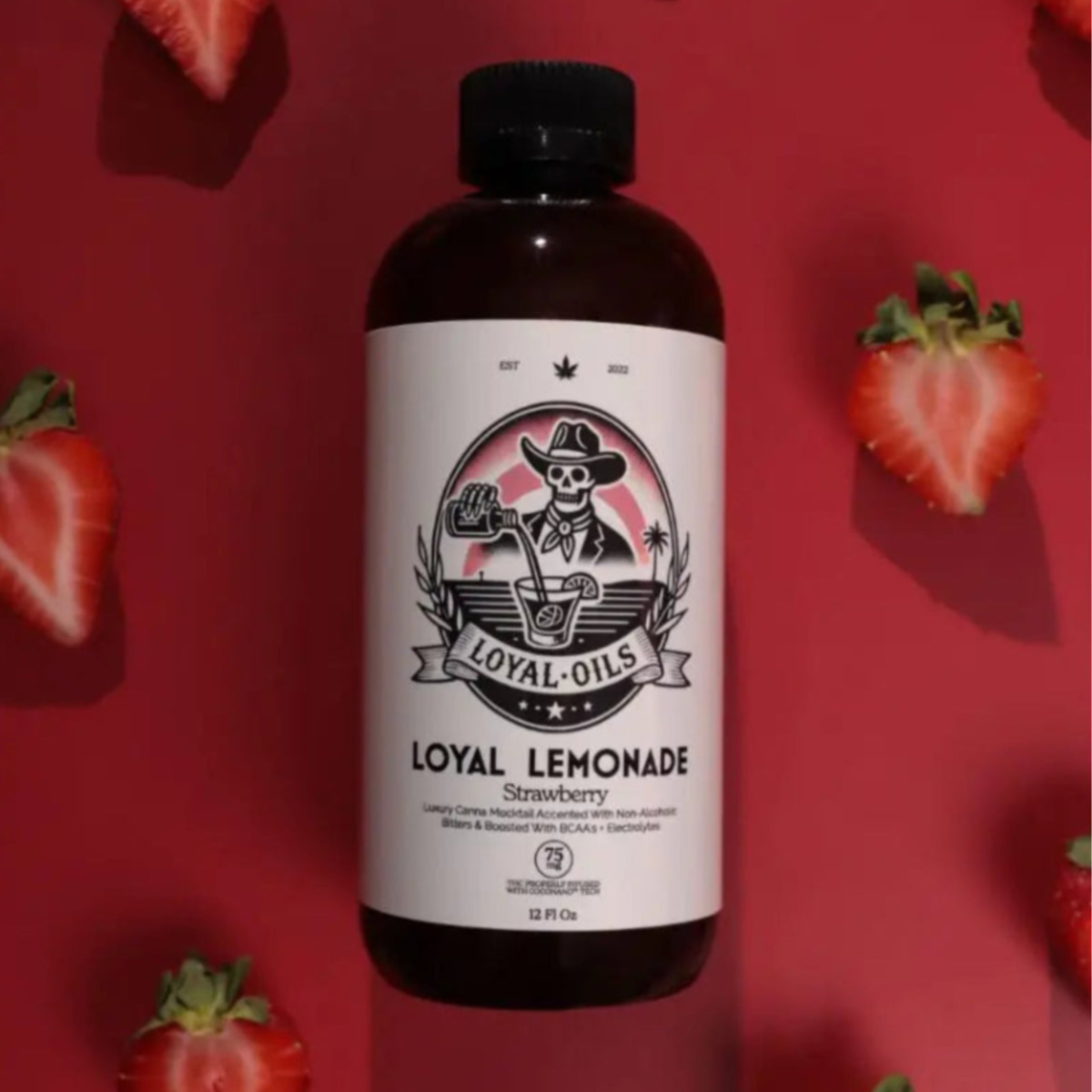 Loyal Oils Lemonade Coconano Infused Delta 9 THC Sugar Free - 75mg Strawberry