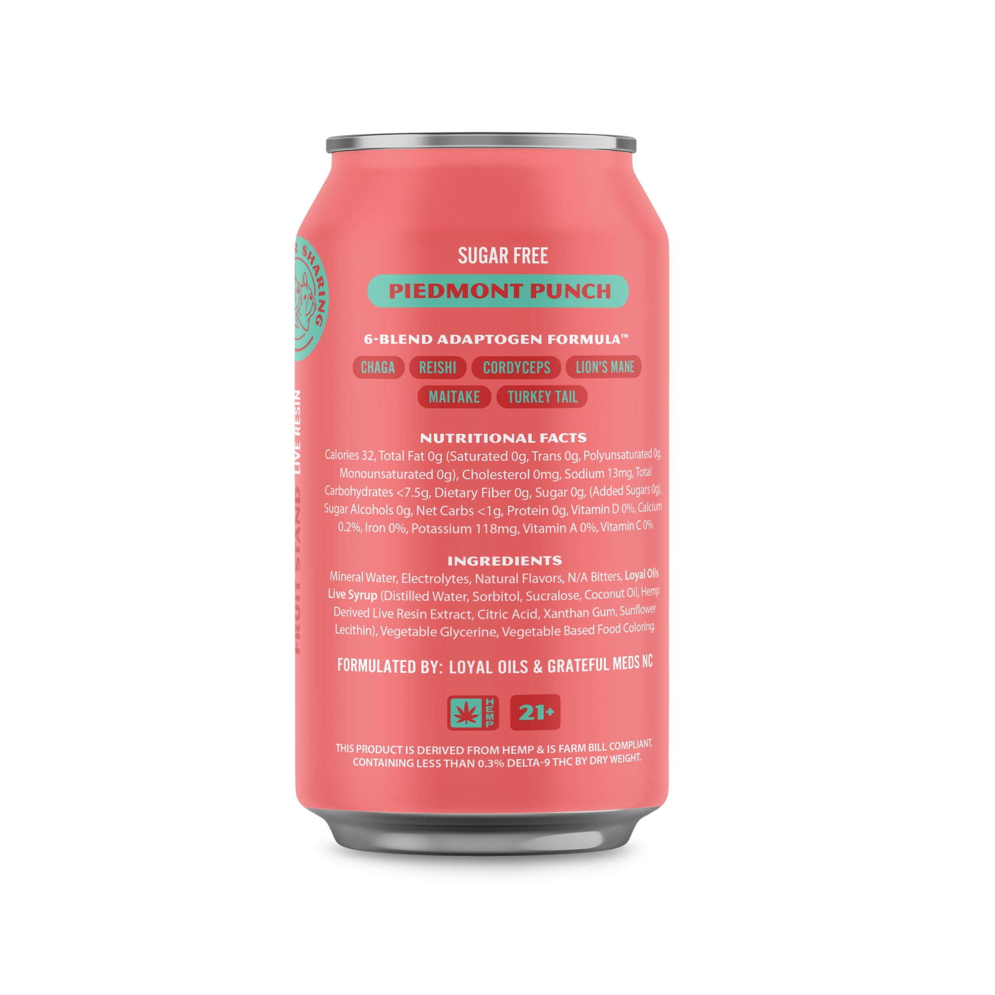 RoDog Strain Specific Live Resin + Adaptogens Cooler - 12oz - 10mg D9 THC