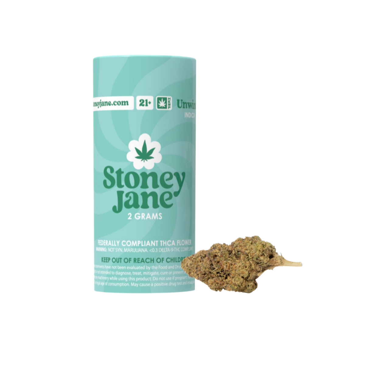 Stoney Jane Dub - High THCA Flower 2 Grams - Indica - Unwind