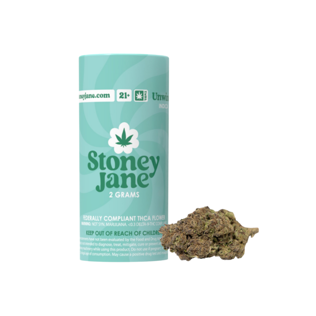 Stoney Jane Dub - High THCa Flower 2 Grams - Indica - Unwind