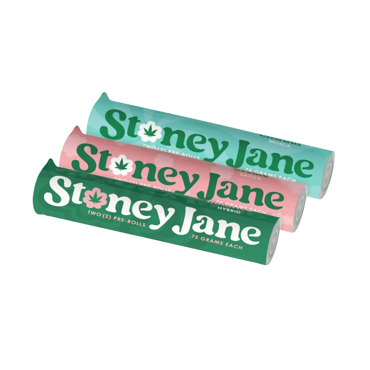 Stoney Jane High THCa Full Flower Pre Rolls 2 Count Js - Hybrid - Balance