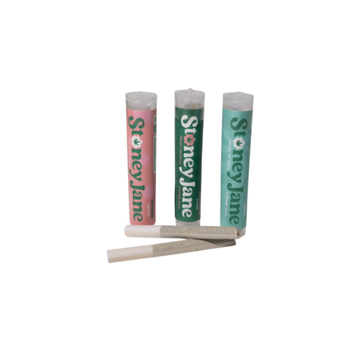 Stoney Jane High THCa Full Flower Pre Rolls 2 Count Js - Hybrid - Balance