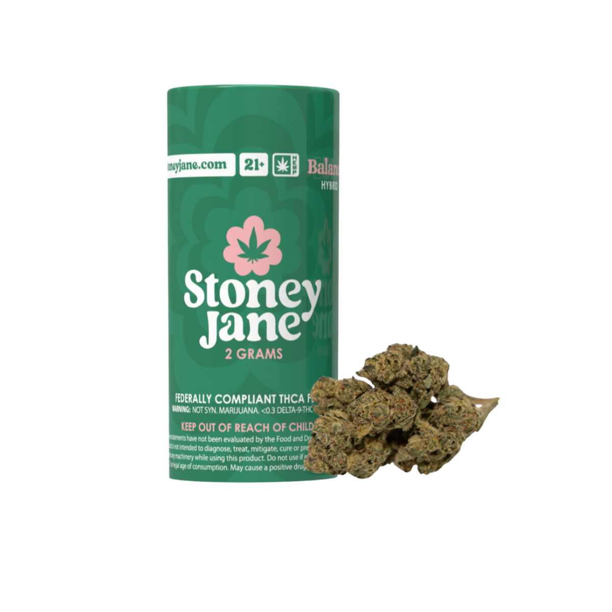 Stoney Jane Dub - High THCa Flower 2 Grams - Hybrid - Balance