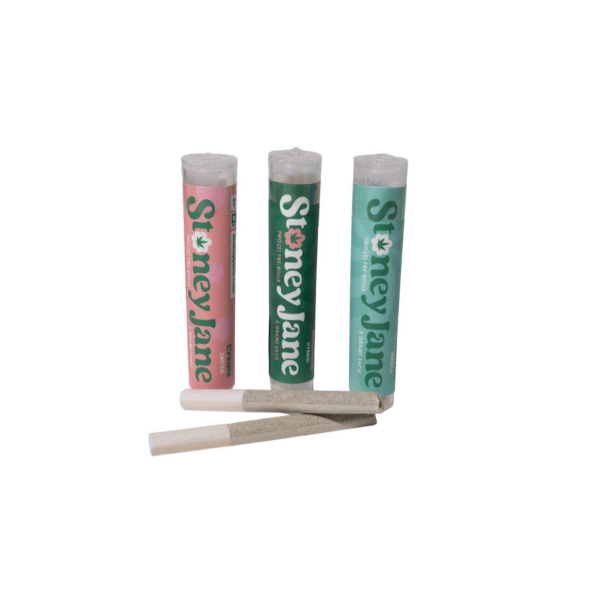 Stoney Jane High THCa Full Flower Pre Rolls 2 Count Js - Sativa - Create