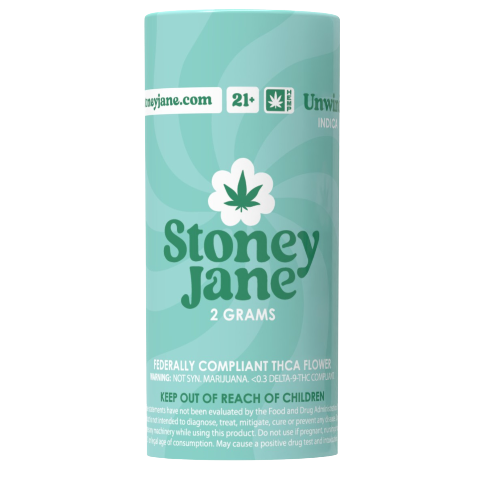 Stoney Jane Dub - High THCA Flower 2 Grams - Indica - Unwind