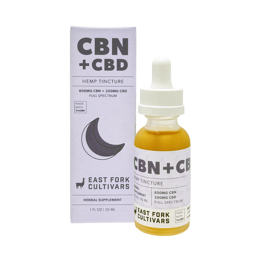 East Fork Cultivars Organic Full Spectrum Tincture 800mg CBN + 200mg CBD