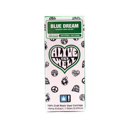 Alive &amp; Well THCa Live Resin 510 Vape Cart - 1 Gram - Hybrid