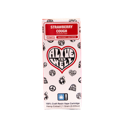 Alive &amp; Well THCa Live Resin 510 Vape Cart - 1 Gram - Sativa