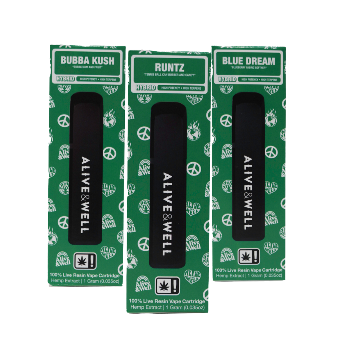 Alive &amp; Well THCA Live Resin All-in-One - 1 Gram - Hybrid