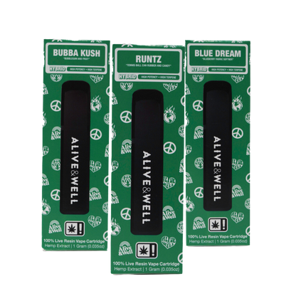 Alive &amp; Well THCA Live Resin All-in-One - 1 Gram - Hybrid