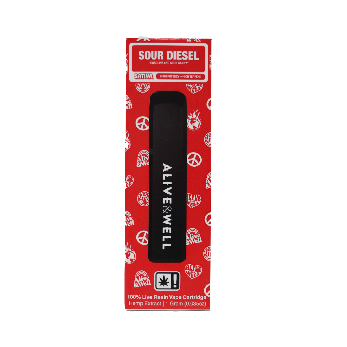 Alive &amp; Well THCa Live Resin All-in-One - 1 Gram - Sativa