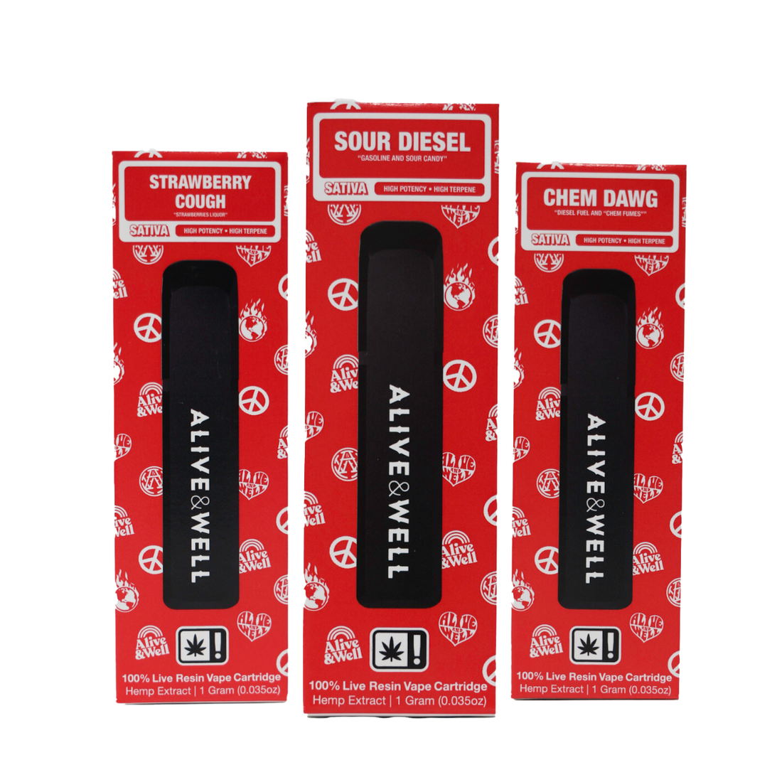 Alive &amp; Well THCa Live Resin All-in-One - 1 Gram - Sativa