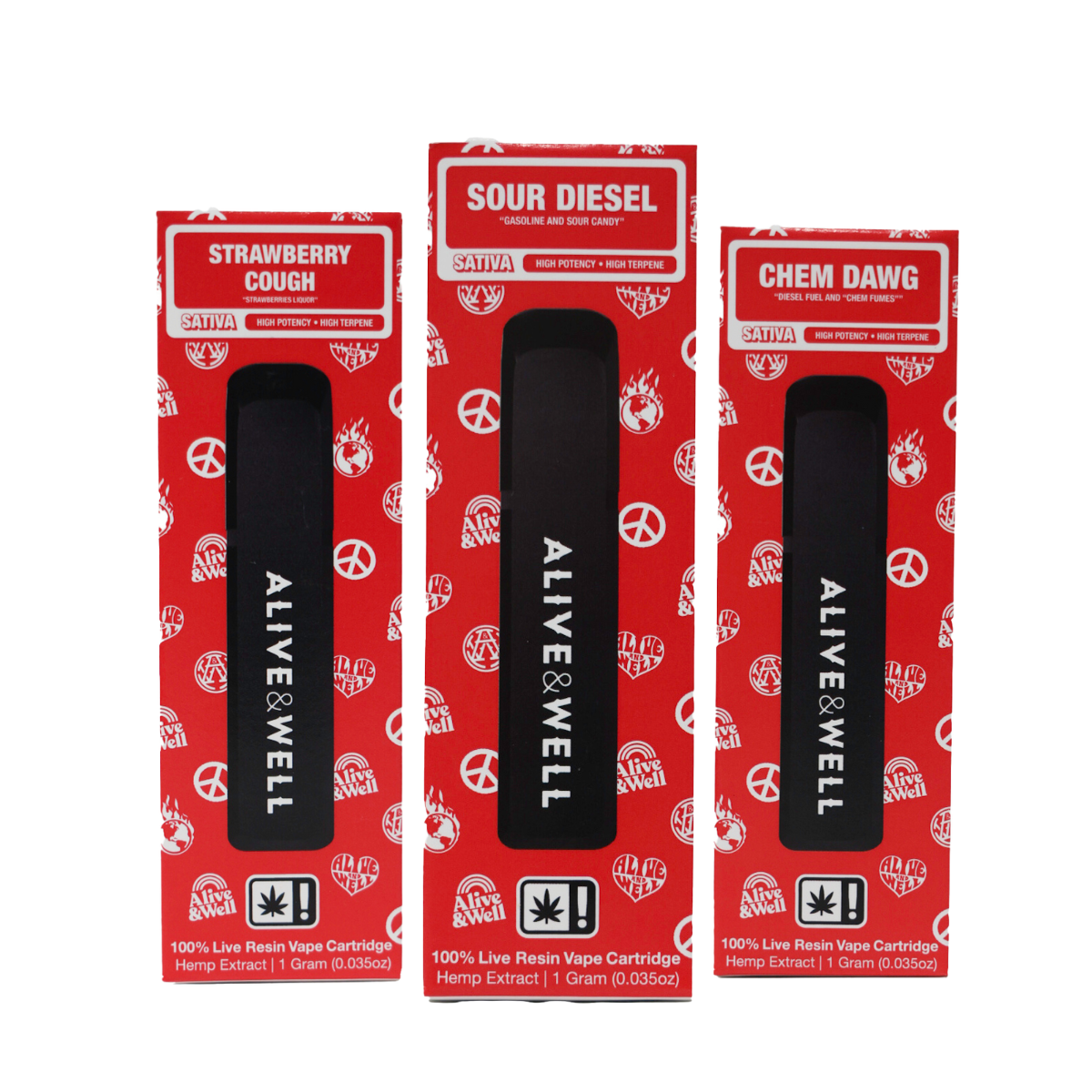 Alive &amp; Well THCa Live Resin All-in-One - 1 Gram - Sativa