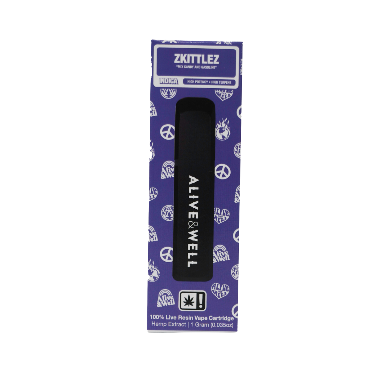 Alive &amp; Well THCA Live Resin All-in-One - 1 Gram - Indica