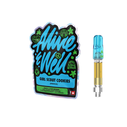 Alive &amp; Well THCa Live Resin 510 Vape Cart - 1 Gram - Indica