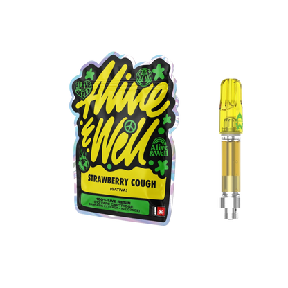 Alive &amp; Well THCa Live Resin 510 Vape Cart - 1 Gram - Sativa
