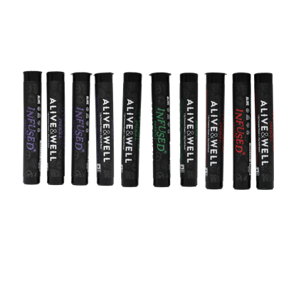 Alive and Well THCA Flower Live Resin Infused Pre Roll - 1.2g Premium Flower + .25 Craft Resin -