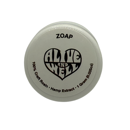 Alive and Well THCA Rosin Concentrate Dabs - 1 Gram