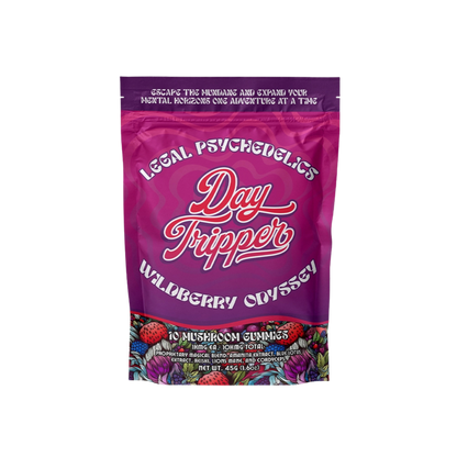 Day Tripper Mushroom Gummies - 10 Count - Wild Berry Odyssey