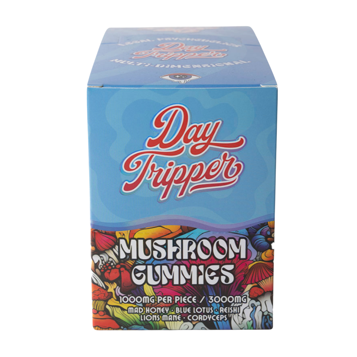 Day Tripper Mushroom Gummies - Travel Pack - 3 Count - Case of 10