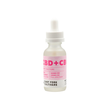 East Fork Cultivars Organic Full Spectrum Tincture 800mg CBD + 200mg CBC