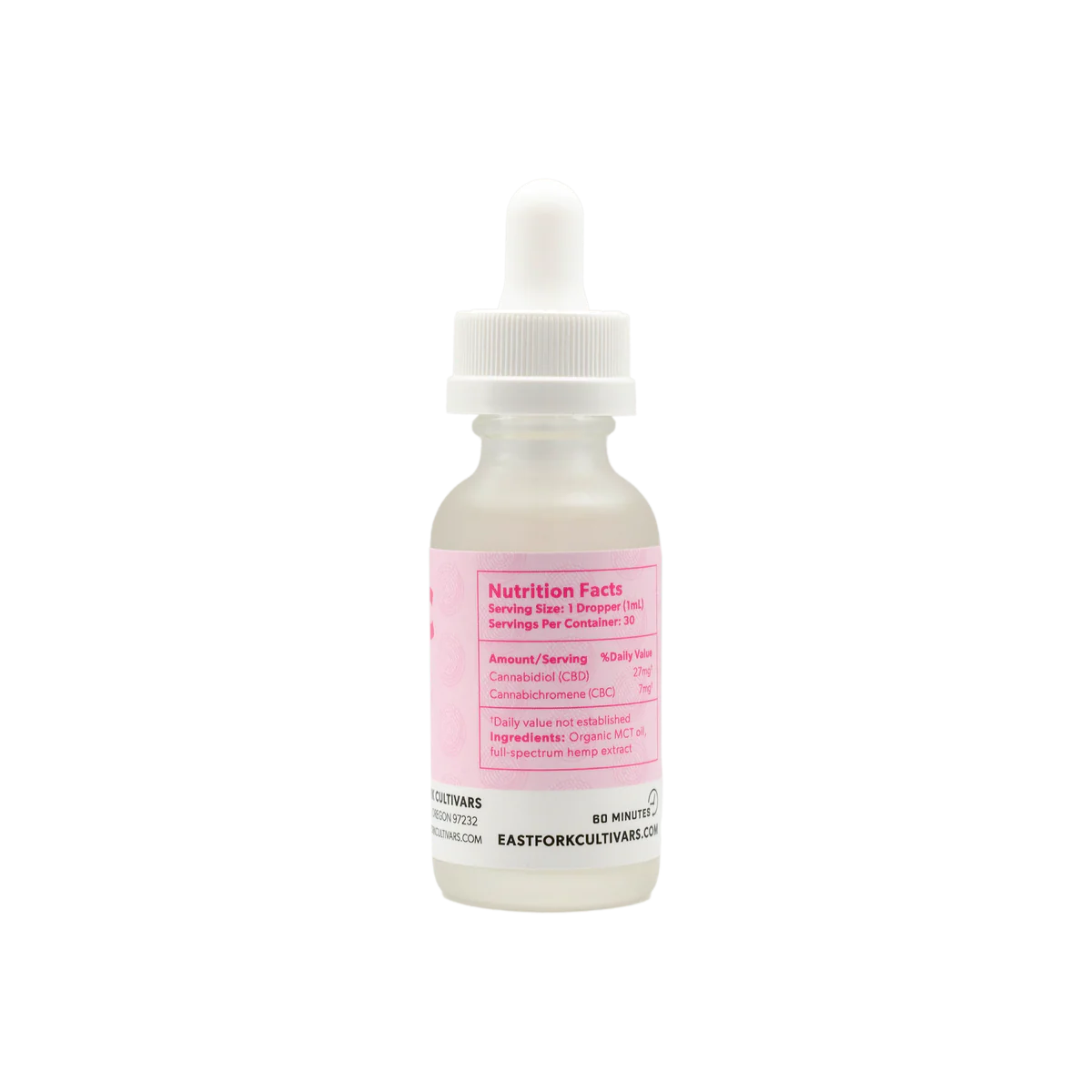 East Fork Cultivars Organic Full Spectrum Tincture 800mg CBD + 200mg CBC
