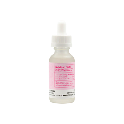 East Fork Cultivars Organic Full Spectrum Tincture 800mg CBD + 200mg CBC