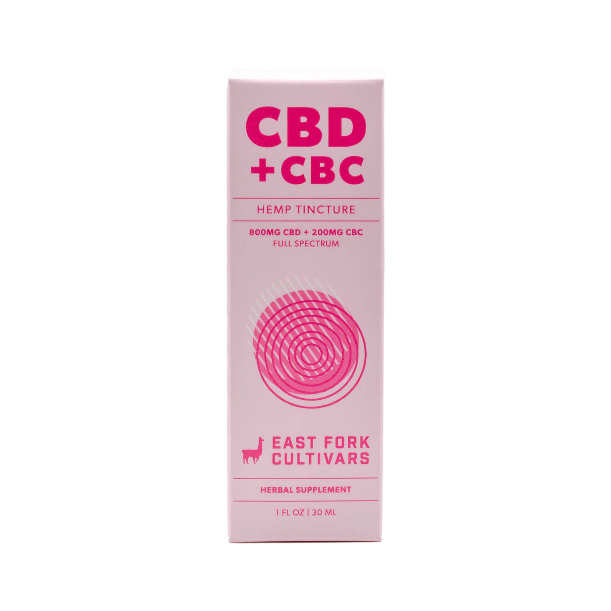 East Fork Cultivars Organic Full Spectrum Tincture 800mg CBD + 200mg CBC