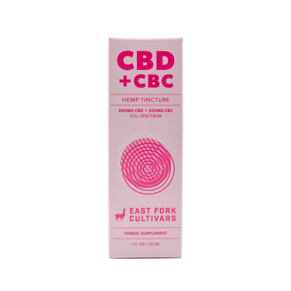 East Fork Cultivars Organic Full Spectrum Tincture 800mg CBD + 200mg CBC