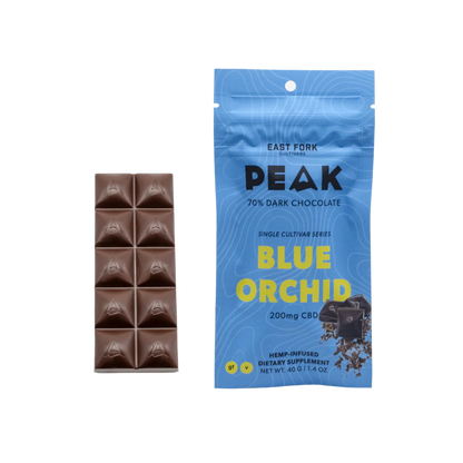 East Fork Cultivars - Chocolate Bar - 200mg CBD - Full Spectrum Blue Orchid