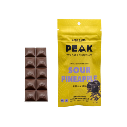 East Fork Cultivars - Chocolate Bar - 200mg CBD - Full Spectrum Sour Pineapple
