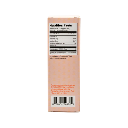 East Fork Cultivars THC Free Tincture 2000mg CBG