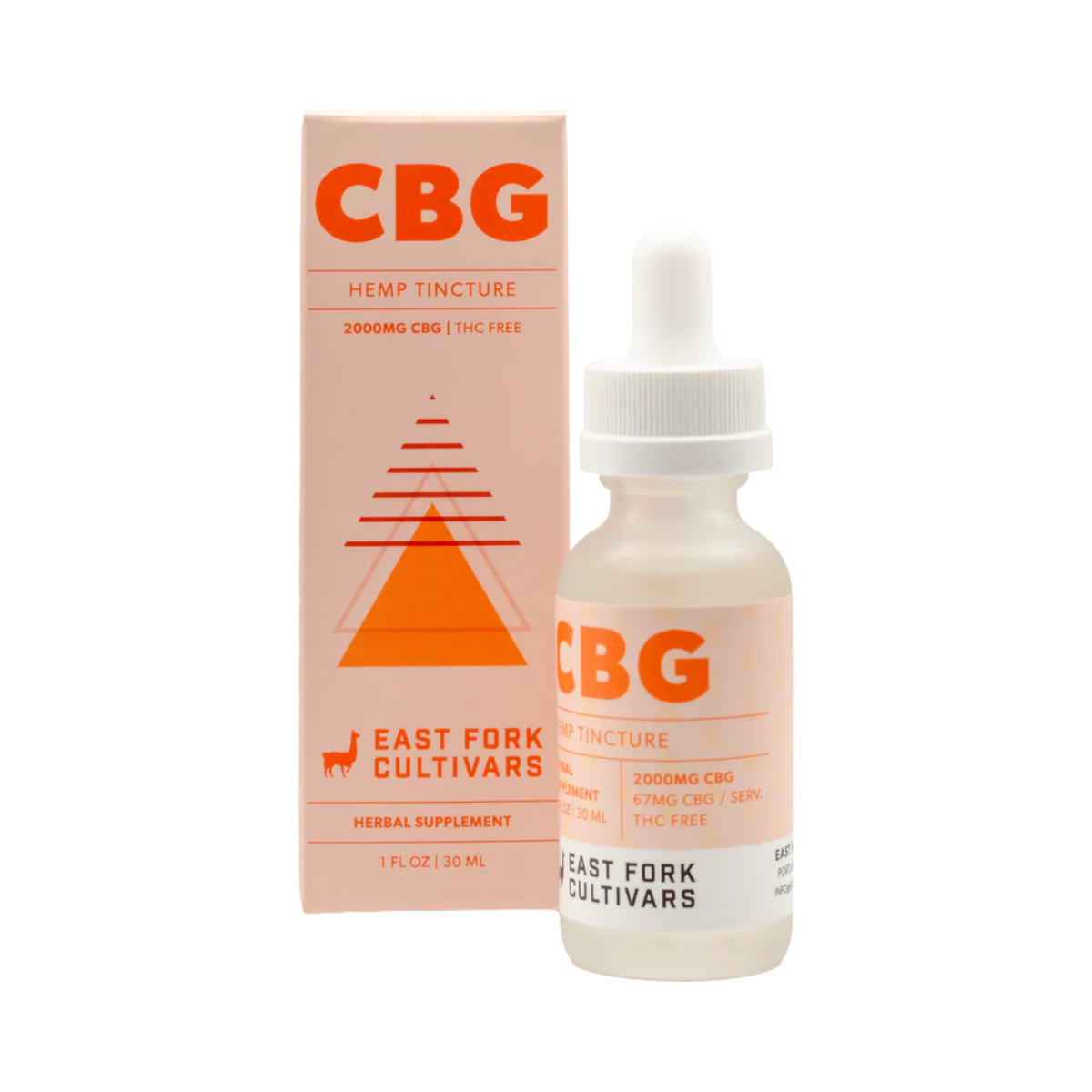 East Fork Cultivars THC Free Tincture 2000mg CBG