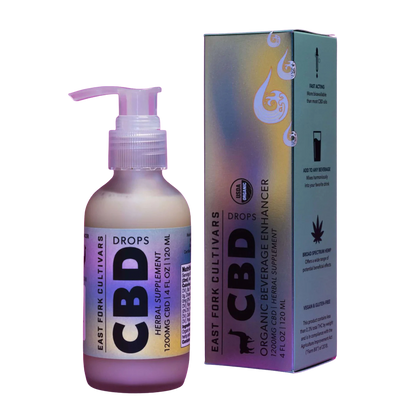 East Fork Cultivars Organic Full Spectrum Beverage Enhancer - 1200mg CBD Drops