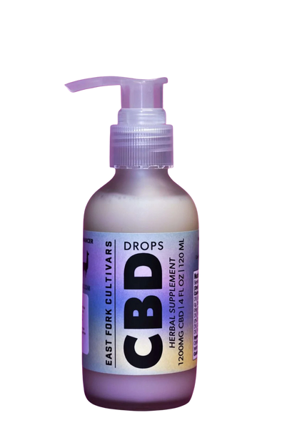 East Fork Cultivars Organic Full Spectrum Beverage Enhancer - 1200mg CBD Drops