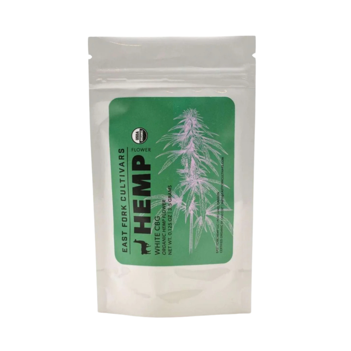 East Fork Cultivars Organic CBG Hemp Flower - White CBG