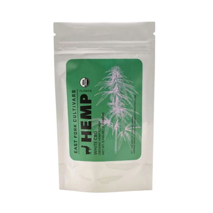 East Fork Cultivars Organic CBG Hemp Flower - White CBG